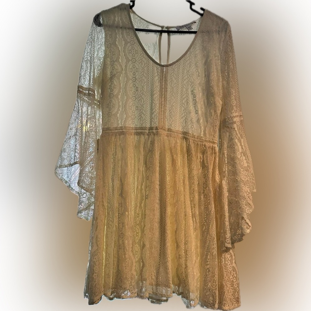 Cream colored, NWT, Shyanne lace dress